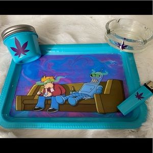 Rolling Tray Set